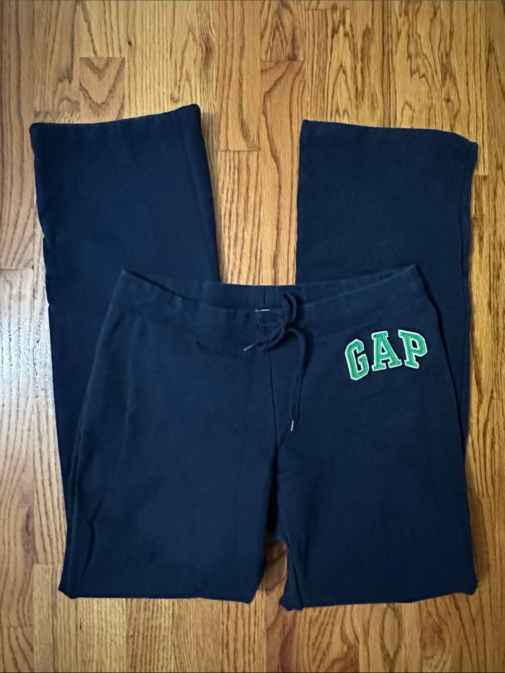 GAP Women’s Navy Sweatpants with Green Logo